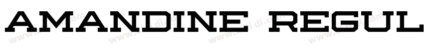 Amandine Regular字体转换 Amandine Regular字体转换